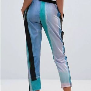 Clover Canyon Pants - Clover Canyon Women Striped Eclipse Pants Size XS Clover Canyon Pants - Clover Canyon Women Striped Eclipse Pants Size XS